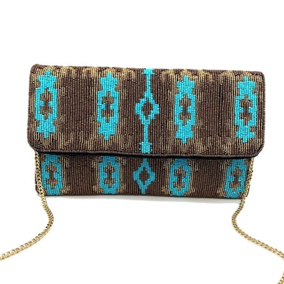 Southwest Beaded Clutch - Picture 1 of 1